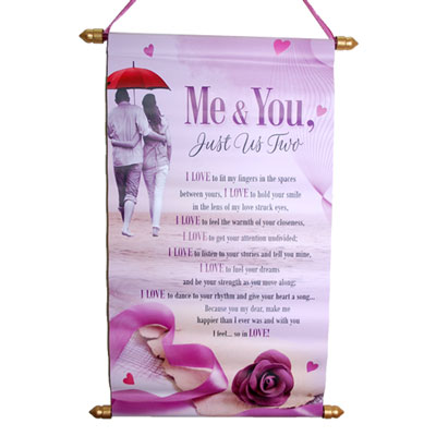 "Love Scroll Message -08 -code007 - Click here to View more details about this Product